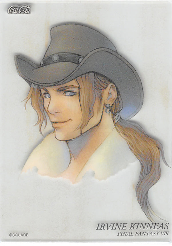 Final Fantasy Art Museum Trading Card - C-12 Normal Art Museum Coca-Cola Edition Final Fantasy VIII: Irvine Kinneas (Irvine Kinneas) - Cherden's Doujinshi Shop - 1