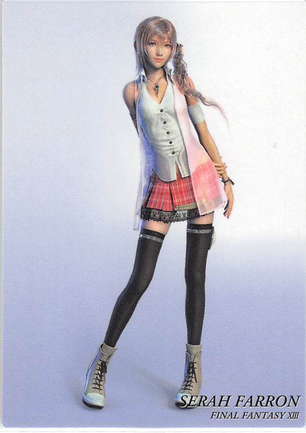 Final Fantasy Art Museum Trading Card - Kai #008 Normal Art Museum Serah Farron (Final Fantasy XIII) (Serah Farron) - Cherden's Doujinshi Shop - 1