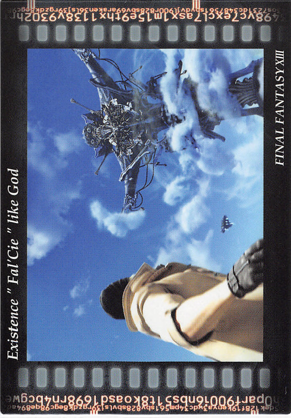 Final Fantasy Art Museum Trading Card - Kai #011 Normal Art Museum Existence Fal'Cie like God (Final Fantasy XIII) (Snow Villiers) - Cherden's Doujinshi Shop - 1