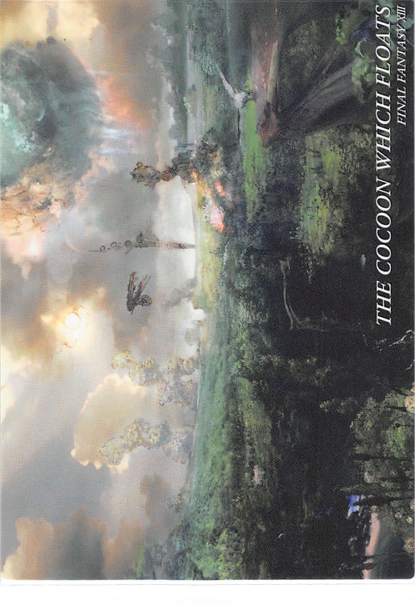 Final Fantasy Art Museum Trading Card - Kai #056 Normal Art Museum The Cocoon Which Floats (Final Fantasy XIII) (Cocoon) - Cherden's Doujinshi Shop - 1