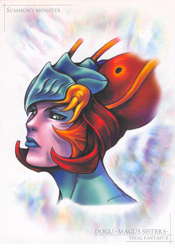 Final Fantasy Art Museum Trading Card - Special S-44 Normal Art Museum Dogu - Magus Sisters - (Summon's Monster) (Final Fantasy X) (Sandy (Magus Sisters)) - Cherden's Doujinshi Shop - 1