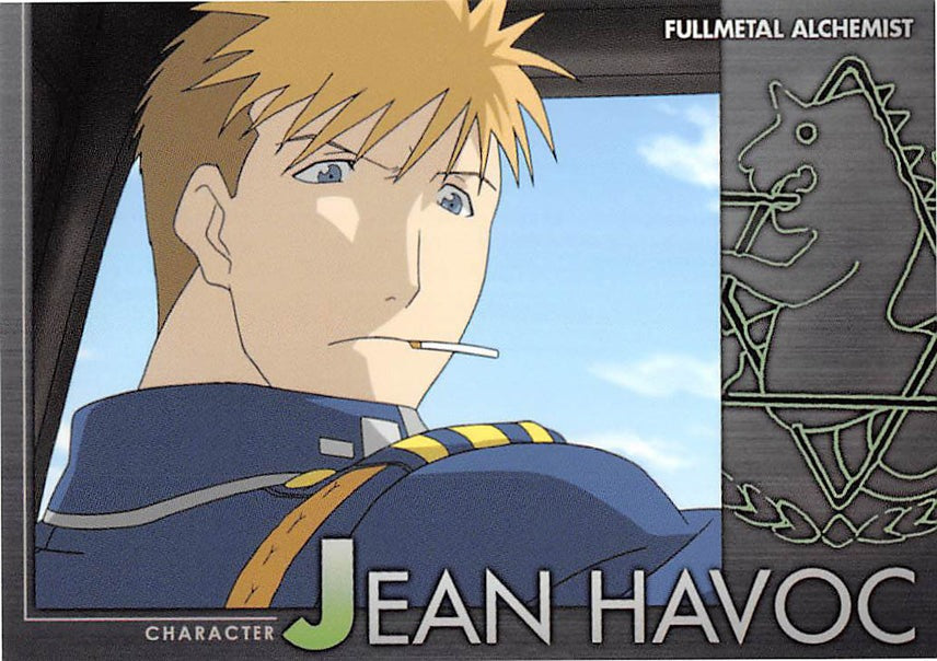 Fullmetal Alchemist Trading Card - Carddass Masters Part 2: 39 Jean Havoc (Jean Havoc) - Cherden's Doujinshi Shop - 1