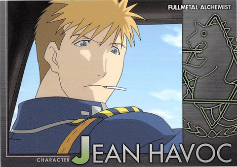 Fullmetal Alchemist Trading Card - Carddass Masters Part 2: 39 Jean Havoc (Jean Havoc) - Cherden's Doujinshi Shop - 1