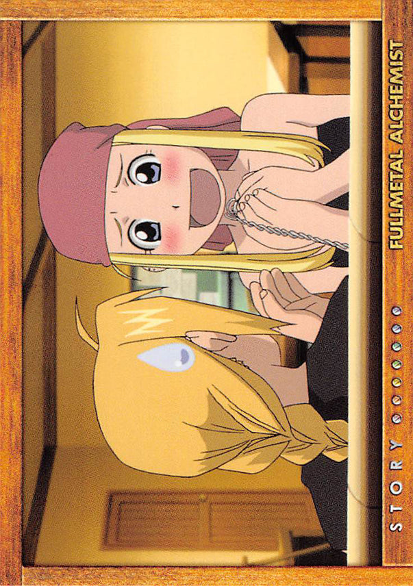 Fullmetal Alchemist Trading Card - Carddass Masters Part 2: 52 Story Card: Episode 17 House of the Waiting Family (Ed x Winry) - Cherden's Doujinshi Shop - 1