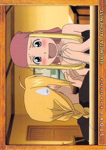 Fullmetal Alchemist Trading Card - Carddass Masters Part 2: 52 Story Card: Episode 17 House of the Waiting Family (Ed x Winry) - Cherden's Doujinshi Shop - 1