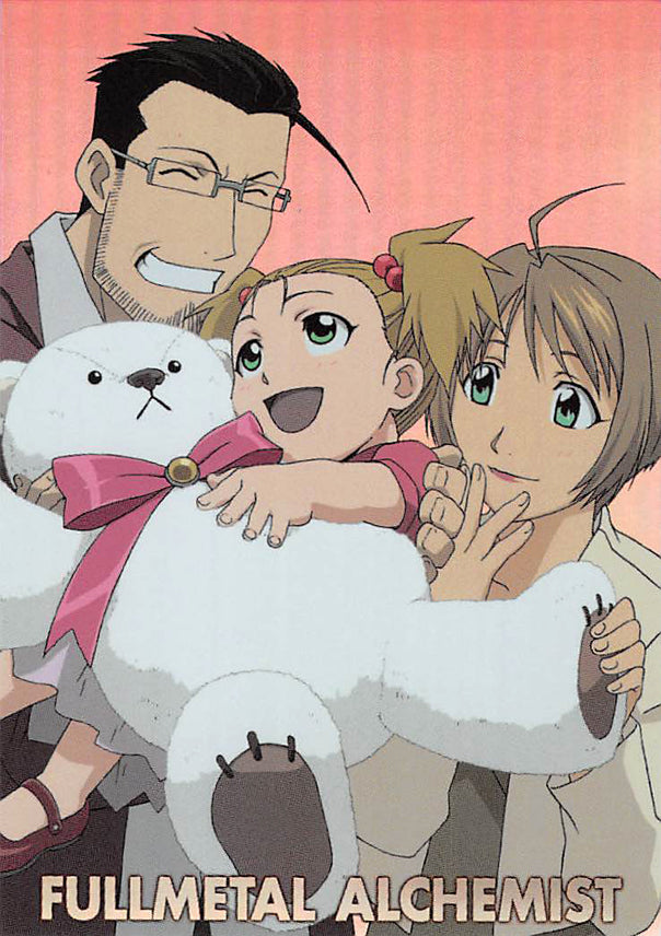 Fullmetal Alchemist Trading Card - Carddass Masters Part 2: SP6 (FOIL) HUGHES FAMILY (Maes Hughes) - Cherden's Doujinshi Shop - 1