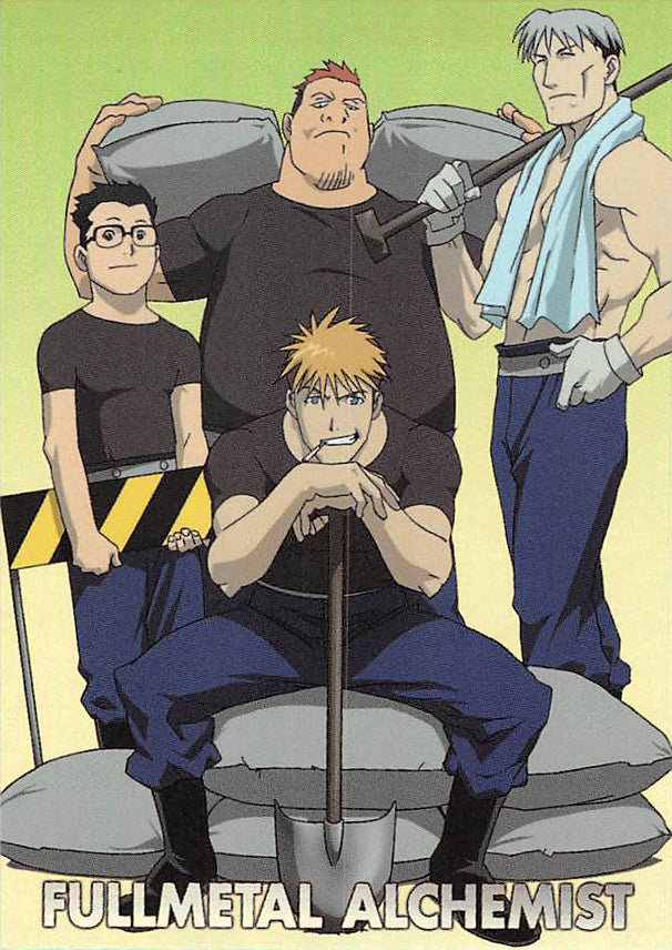Fullmetal Alchemist Trading Card - Carddass Masters Part 2: SP7 (FOIL) HAVOC FUERY BREDA and FALMAN (Jean Havoc) - Cherden's Doujinshi Shop - 1