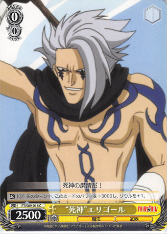 Fairy Tail Trading Card - FT/S09-016 C Weiss Schwarz Shinigami Erigor (Erigor) - Cherden's Doujinshi Shop - 1