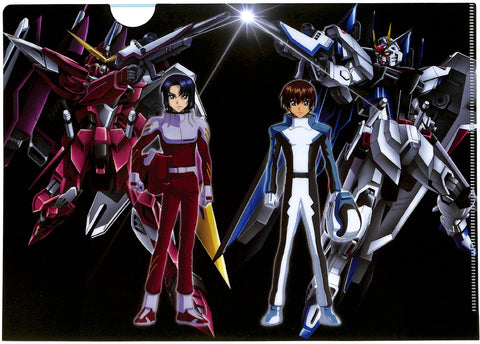 Gundam Seed Clear File - MBS Anime FES 2014 A4 Clear File Athrun Zala and Kira Yamato (Athrun Zala) - Cherden's Doujinshi Shop - 1