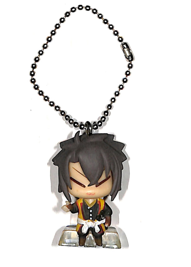 Hakuoki Charm - Hakuoki Deformed Mini Chibi Chara Mascot Figure: Soji Okita (Eyes Closed) (Soji Okita) - Cherden's Doujinshi Shop - 1