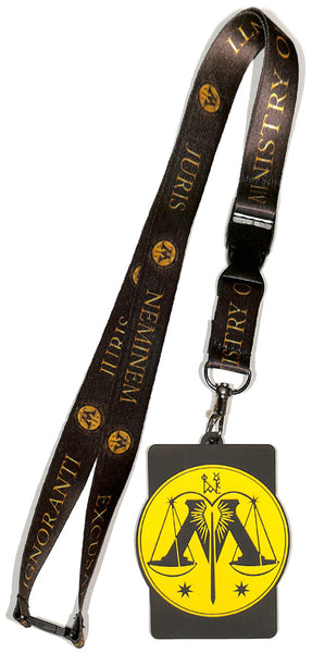 Harry Potter Strap - Ministry of Magic ID Holder Lanyard (Ministry of Magic)