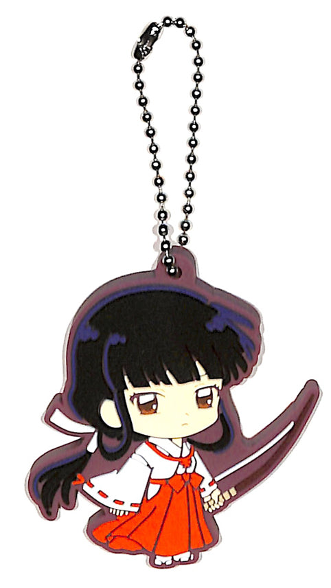 InuYasha Keychain - Capsule Rubber Mascot Type 6 Kikyo (Kikyo) - Cherden's Doujinshi Shop - 1