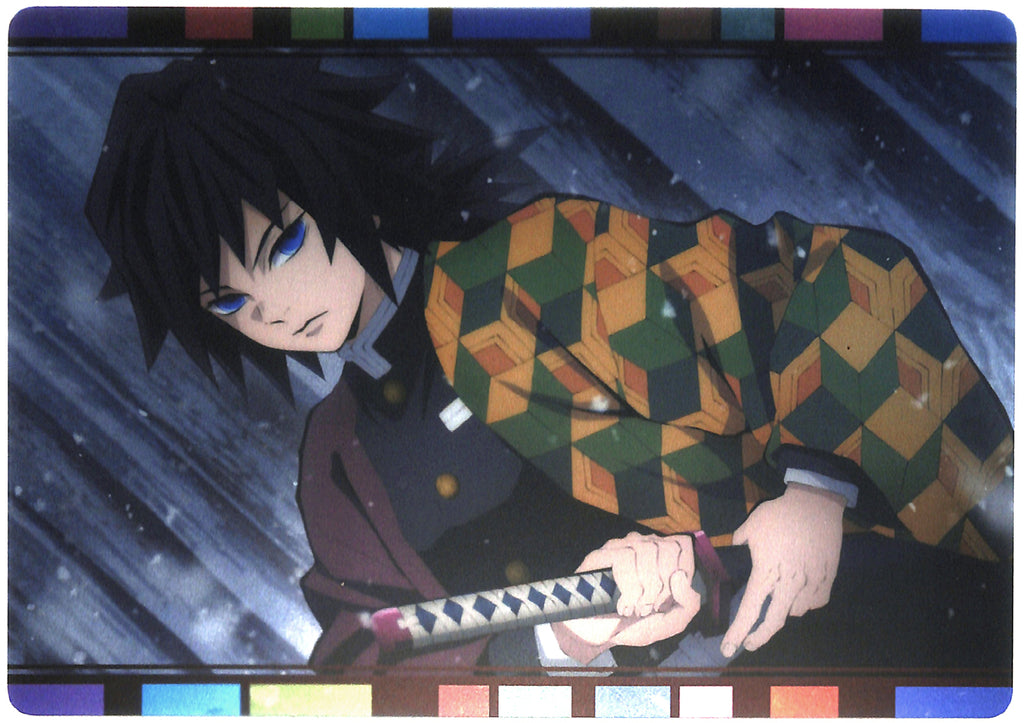 Demon Slayer Pencil Board - Ichiban Kuji Kimetsu no Yaiba 4 H Prize Metallic Art Panel 3 Giyu Tomioka (Giyu Tomioka) - Cherden's Doujinshi Shop - 1