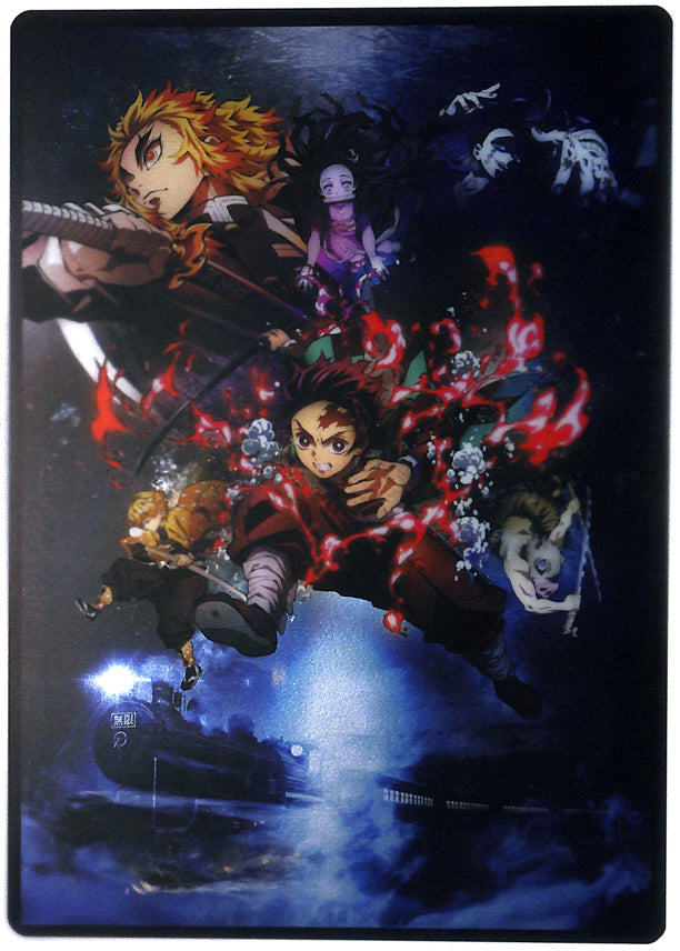 Demon Slayer Pencil Board - Ichiban Kuji Kimetsu no Yaiba 4 H Prize Metallic Art Panel 8 Infinite Train Cover Image (Tanjiro Kamado) - Cherden's Doujinshi Shop - 1