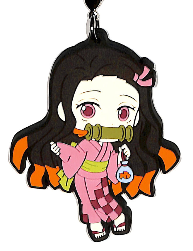 Demon Slayer Strap - Ichiban Kuji Kyunchara Illustrations 3 Prize E Nezuko Kamado (Nezuko Kamado) - Cherden's Doujinshi Shop - 1