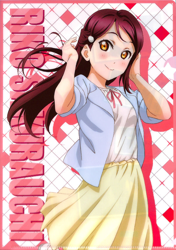 Love Live! Sunshine!! Clear File - TV Anime 2nd Year Commemorative Campaign A4 Clear File Type 2 Riko Sakurauchi (Riko Sakurauchi) - Cherden's Doujinshi Shop - 1