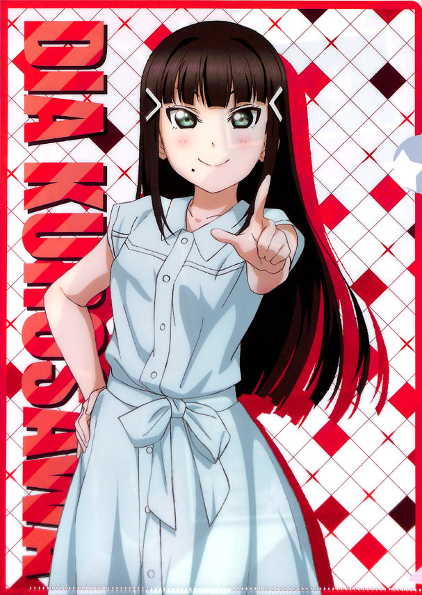 Love Live! Sunshine!! Clear File - TV Anime 2nd Year Commemorative Campaign A4 Clear File Type 4 Dia Kurosawa (Dia Kurosawa) - Cherden's Doujinshi Shop - 1