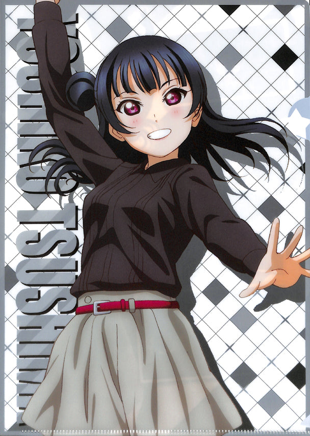 Love Live! Sunshine!! Clear File - TV Anime 2nd Year Commemorative Campaign A4 Clear File Type 6 Yoshiko Tsushima (Yoshiko Tsushima) - Cherden's Doujinshi Shop - 1