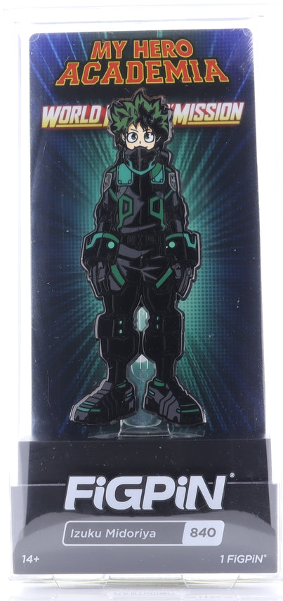 My Hero Academia Pin - World Heroes Mission FiGPiN - Izuku Midoriya (840) (Izuku Midoriya) - Cherden's Doujinshi Shop - 1