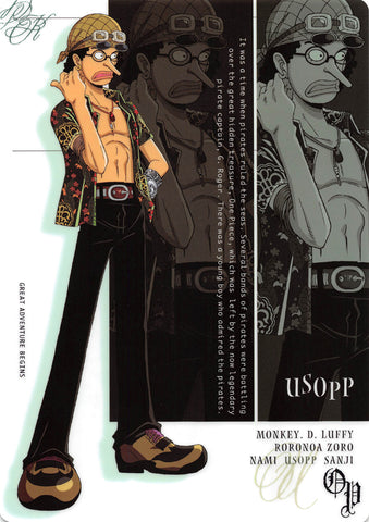 One Piece Pencil Board - Animetopia B5 Shitajiki: Usopp / Great Adventure Begins (Usopp) - Cherden's Doujinshi Shop - 1