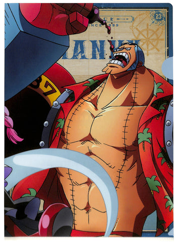 One Piece Clear File - Ichiban Kuji Prize G History Relay Franky (Franky) - Cherden's Doujinshi Shop - 1