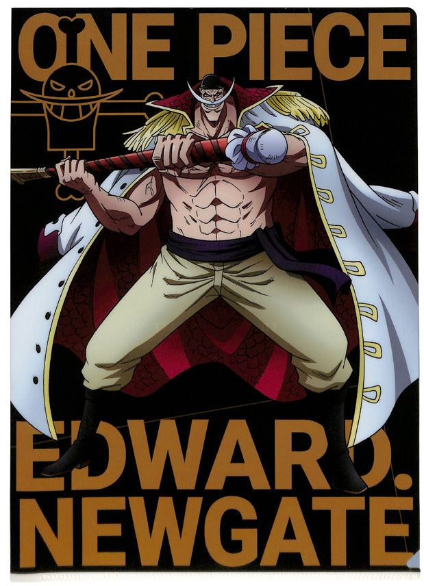 One Piece Clear File - Ichiban Kuji Prize H VS A4 Clear File Edward Newgate Whitebeard (Edward Newgate) - Cherden's Doujinshi Shop - 1