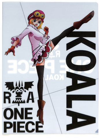 One Piece Clear File - Ichiban Kuji Prize H VS A4 Clear File Koala (Koala) - Cherden's Doujinshi Shop - 1
