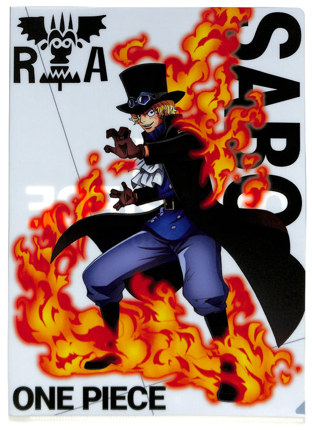 One Piece Clear File - Ichiban Kuji Prize H VS A4 Clear File Sabo (Sabo) - Cherden's Doujinshi Shop - 1