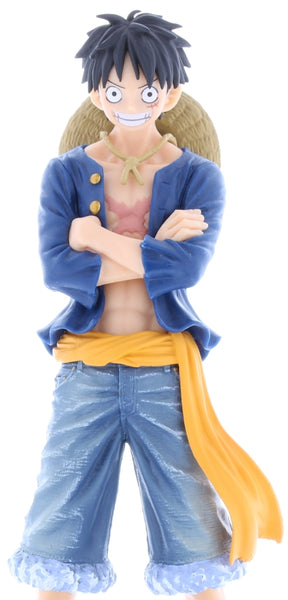 One Piece Figurine - Jeans Freak Vol.1 Monkey D. Luffy (Blue