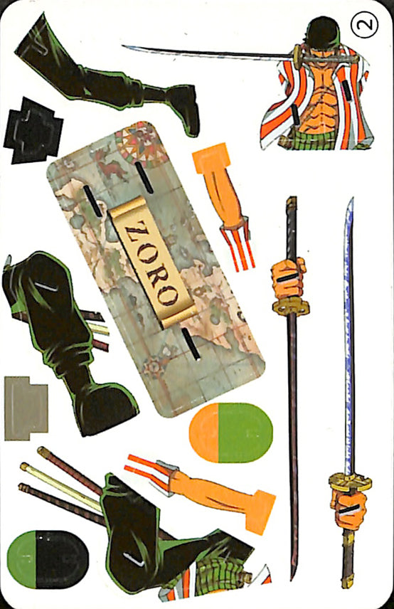 One Piece Puzzle - Joybox 3D Puzzle Volume 1 No 2 Roronoa Zoro (Zolo) (Zoro) - Cherden's Doujinshi Shop - 1