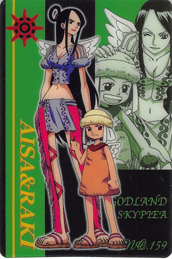One Piece Trading Card - No.159 Normal Gumi New King of Pirates Gummy Card Part 5: Aisa & Raki (Aisa) - Cherden's Doujinshi Shop - 1