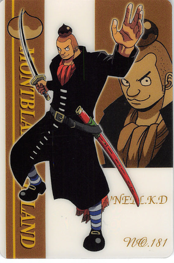One Piece Trading Card - No.181 Normal Gumi New King of Pirates Gummy Card Part 6: Mont Blanc Noland (Mont Blanc Noland) - Cherden's Doujinshi Shop - 1