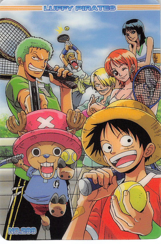 One Piece Trading Card - No.299 Normal Gumi King of Pirates Gummy Card 2 CP9 Edition: Luffy Pirates (Monkey D. Luffy) - Cherden's Doujinshi Shop - 1