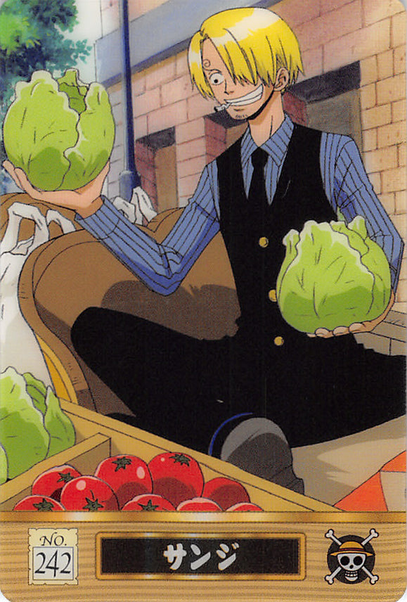 One Piece Trading Card - No.242 Normal Gumi Sanji (Sanji) - Cherden's Doujinshi Shop - 1