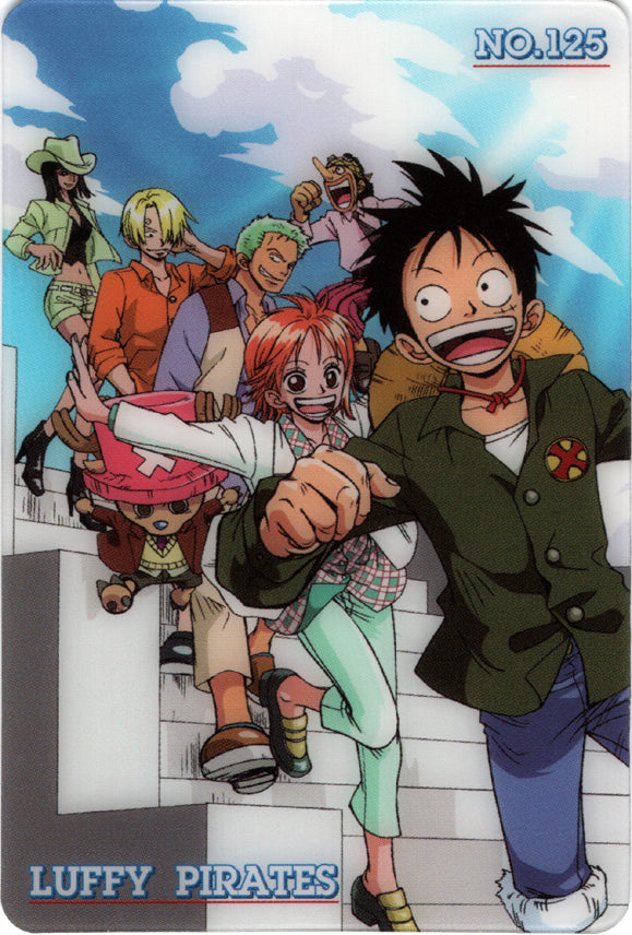 One Piece Trading Card - Part 3: No. 125 Normal New King of Pirates Gumi (Gummy) Luffy Pirates (Monkey D. Luffy) - Cherden's Doujinshi Shop - 1