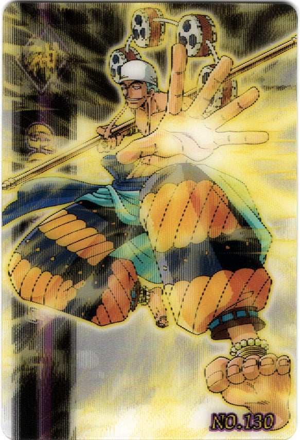 One Piece Trading Card - Part 4: No. 130 Lenticular New King of Pirates Gumi (Gummy) God Enel (Enel) - Cherden's Doujinshi Shop - 1