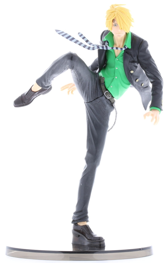 One Piece Figurine - Scultures Big Banpresto World Figure Colloseum: Sanji (Green Shirt) Statue (Sanji) - Cherden's Doujinshi Shop - 1