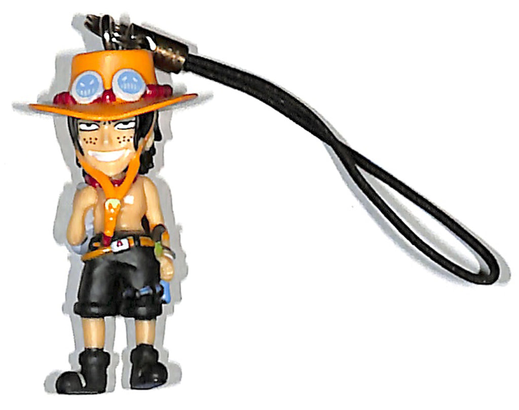 One Piece Charm - World Collectible Figure Mini Strap: 10. Ace (7-Eleven Exclusive) (Portgas D. Ace) - Cherden's Doujinshi Shop - 1