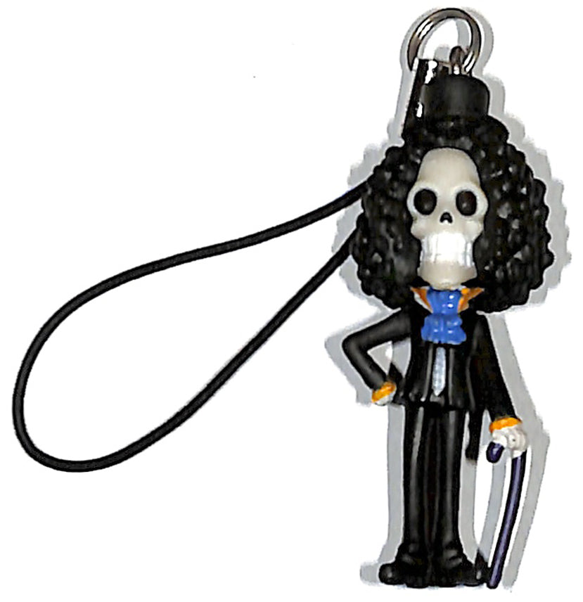 One Piece Charm - World Collectible Figure Mini Strap: 9. Brook (7-Eleven Exclusive) (Brook) - Cherden's Doujinshi Shop - 1