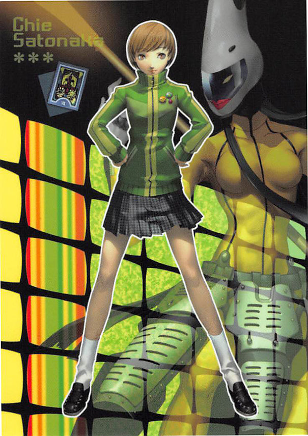 Shin Megami Tensei:  Persona 4 Trading Card - No.03   Character Card-03 Chie Satonaka (Chie) - Cherden's Doujinshi Shop - 1