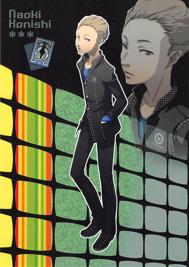 Shin Megami Tensei: Persona 4 Trading Card - No.13 Character Card-13 Naoki Konishi (Naoki Konishi) - Cherden's Doujinshi Shop - 1