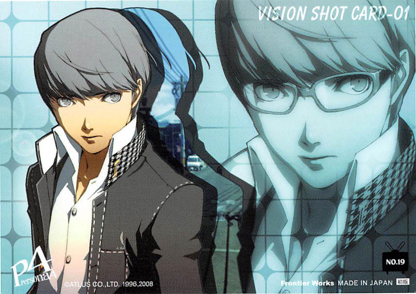 Shin Megami Tensei: Persona 4 Trading Card - No.19 Vision Shot Card-01 (Yu) - Cherden's Doujinshi Shop - 1