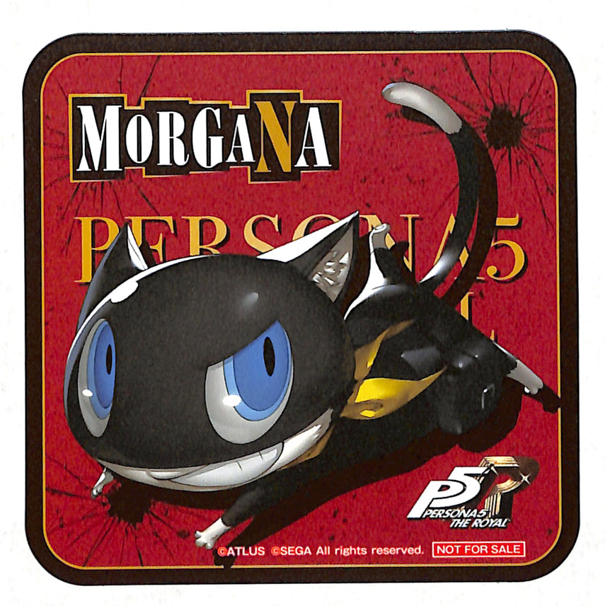 Persona 5 Coaster - Sega Collabo Cafe Morgana Phantom Thieves Version Coaster (Morgana) - Cherden's Doujinshi Shop - 1