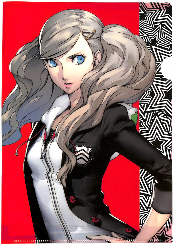 Persona 5 Clear File - Sega Lucky Kuji Light Prize A4 Clear File Ann Takamaki School Outfit (Ann Takamaki) - Cherden's Doujinshi Shop - 1