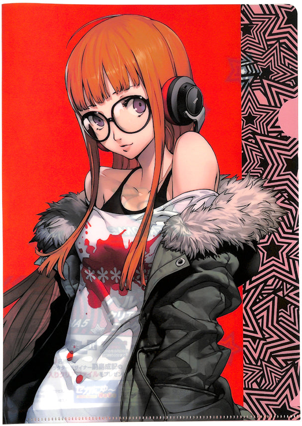 Persona 5 Clear File - Sega Lucky Kuji Light Prize A4 Clear File Futaba Sakura School Outfit (Futaba Sakura) - Cherden's Doujinshi Shop - 1
