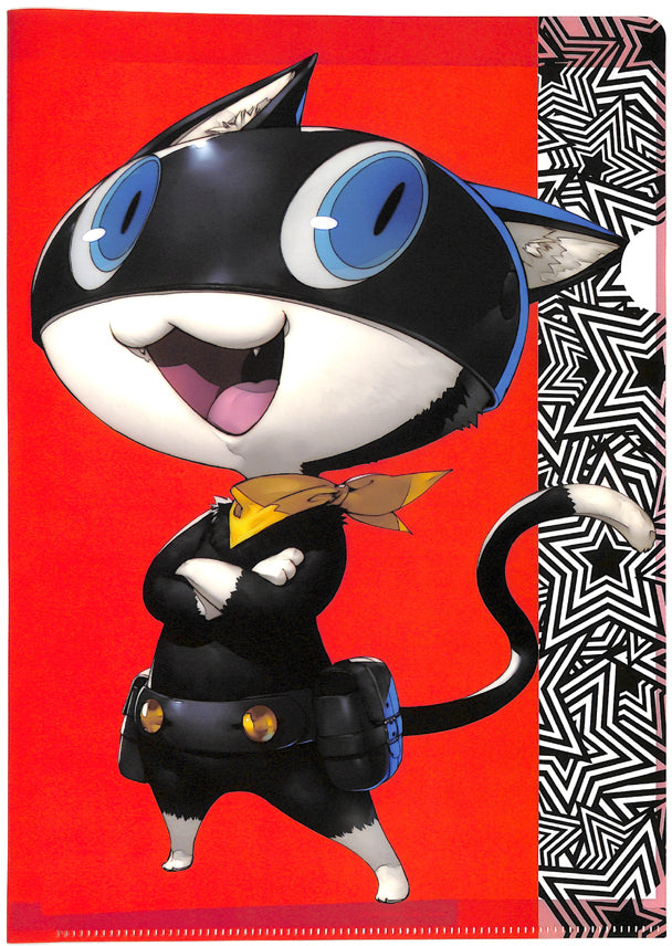 Persona 5 Clear File - Sega Lucky Kuji Light Prize A4 Clear File Morgana (Morgana) - Cherden's Doujinshi Shop - 1