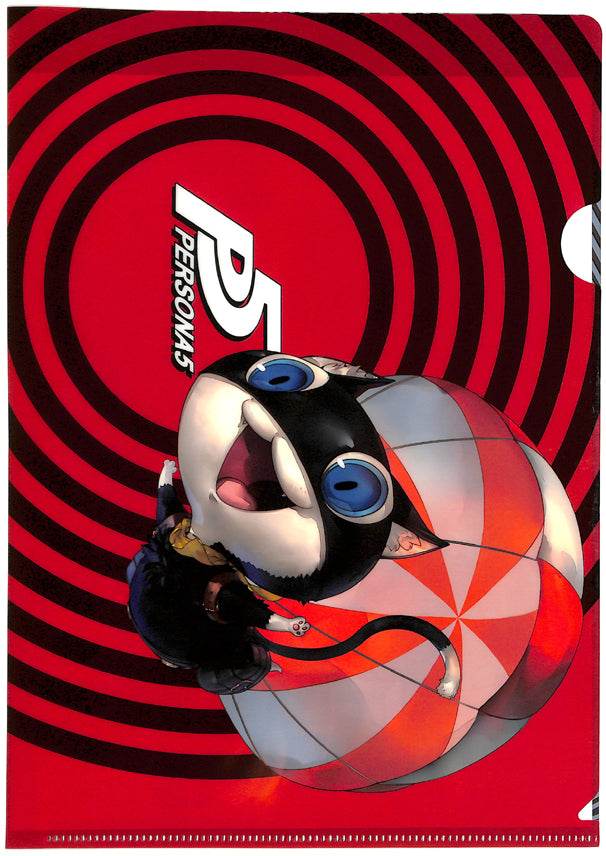Persona 5 Clear File - Sega Lucky Kuji Light Prize A4 Clear File Morgana Appearing Out of the Blue (Morgana) - Cherden's Doujinshi Shop - 1