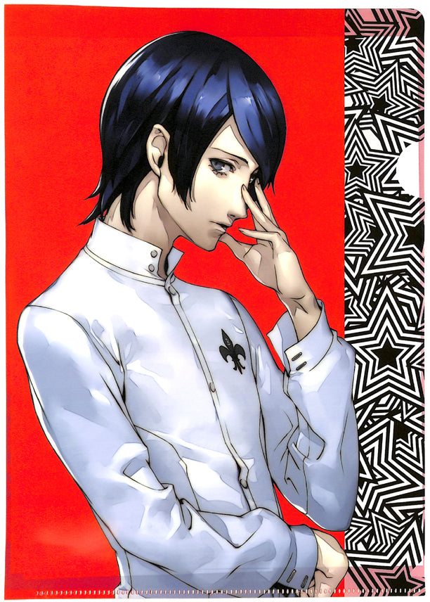 Persona 5 Clear File - Sega Lucky Kuji Light Prize A4 Clear File Yusuke Kitagawa School Outfit (Yusuke Kitagawa) - Cherden's Doujinshi Shop - 1