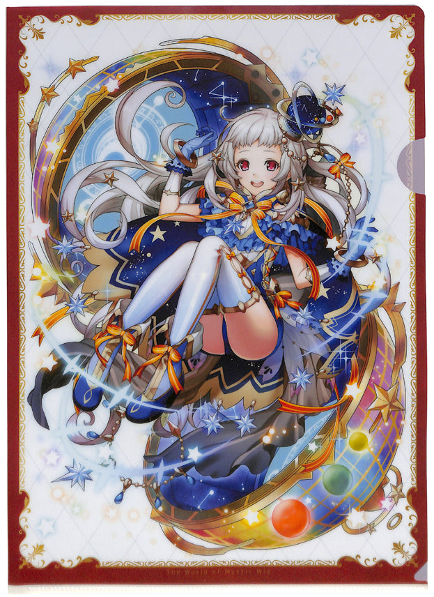 Quiz RPG Magician & Wiz of the Black Cat Clear File - Ichiban Kuji Prize F 5th Anniversary The World of Mystic Wiz Chretia Braille (Chretia) - Cherden's Doujinshi Shop - 1