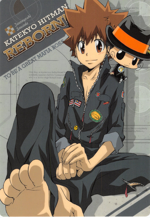 Reborn!  Katekyo Hitman Reborn Pencil Board - Movic B5 Shitajiki Collection Reborn and Tsunayoshi Sawada (Reborn) - Cherden's Doujinshi Shop - 1